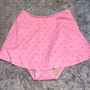Kortni Jeane Mini Ladies Pink Hearts Skirt